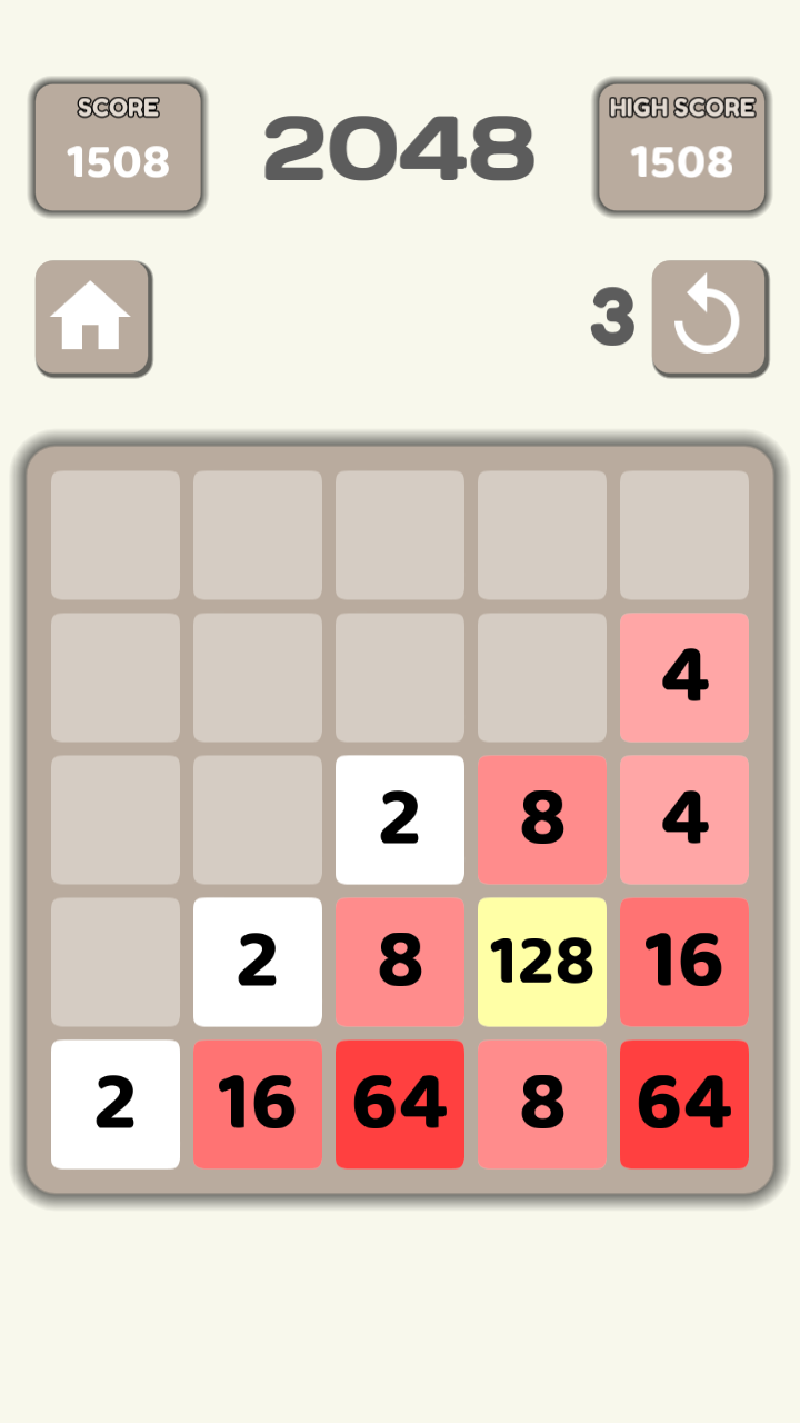 2048 - Tela 2